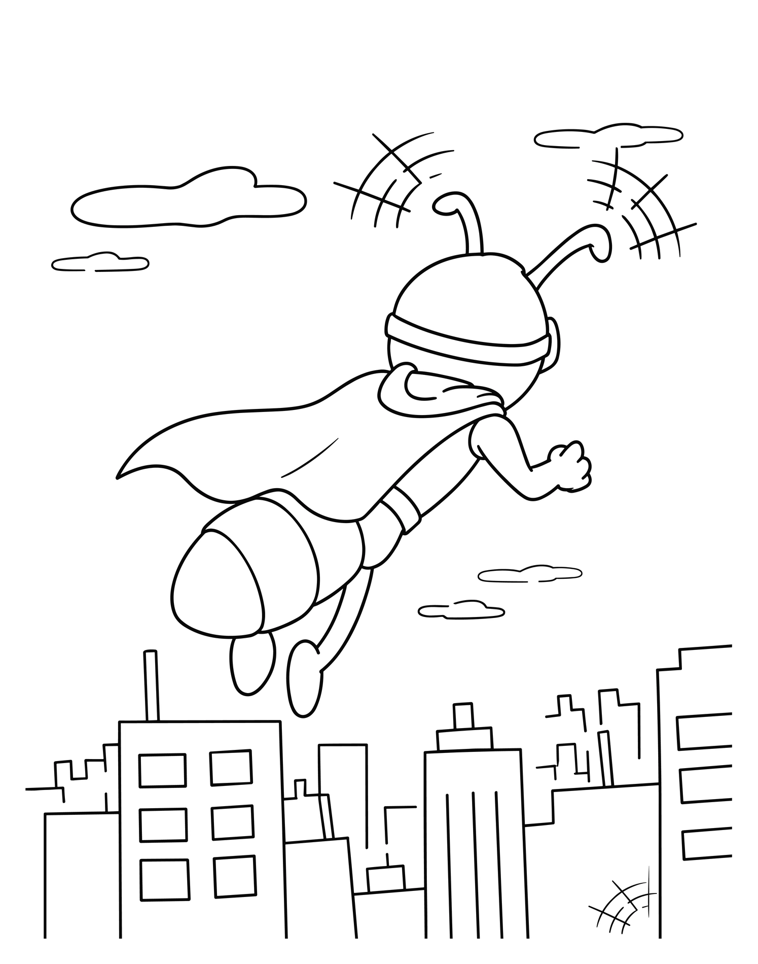Antenna & Chempillr — Coloring Pages project image