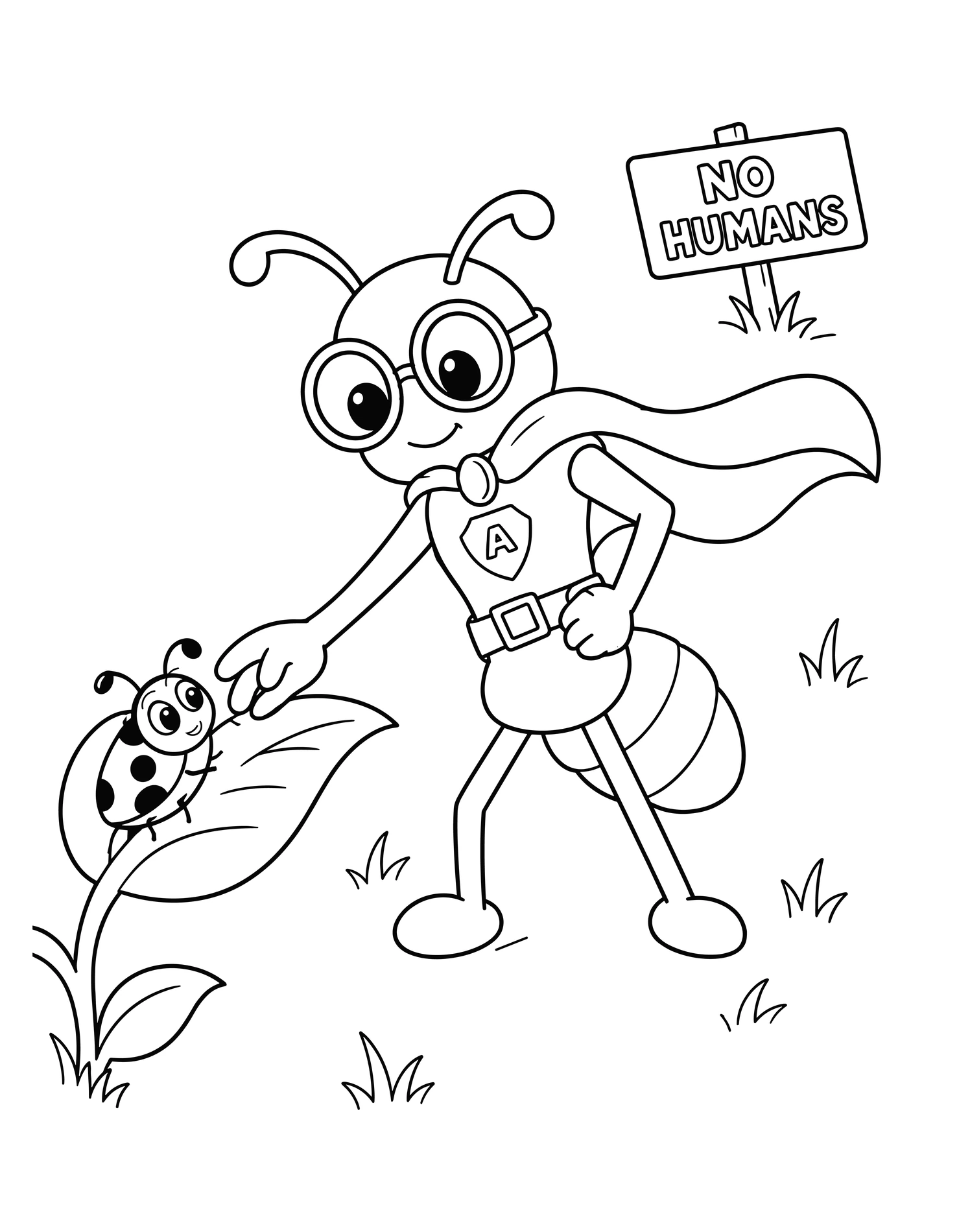 Antenna & Chempillr — Coloring Pages project image