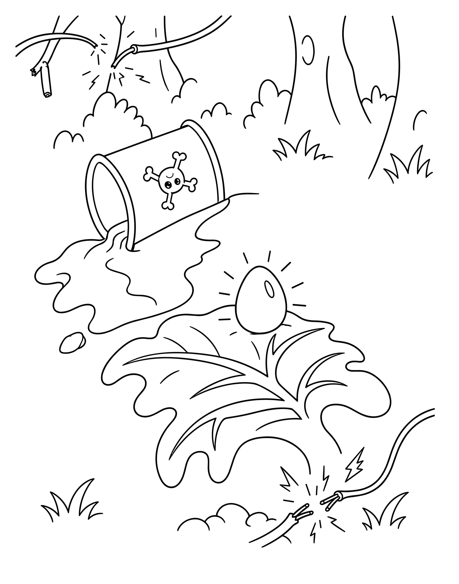 Antenna & Chempillr — Coloring Pages project image