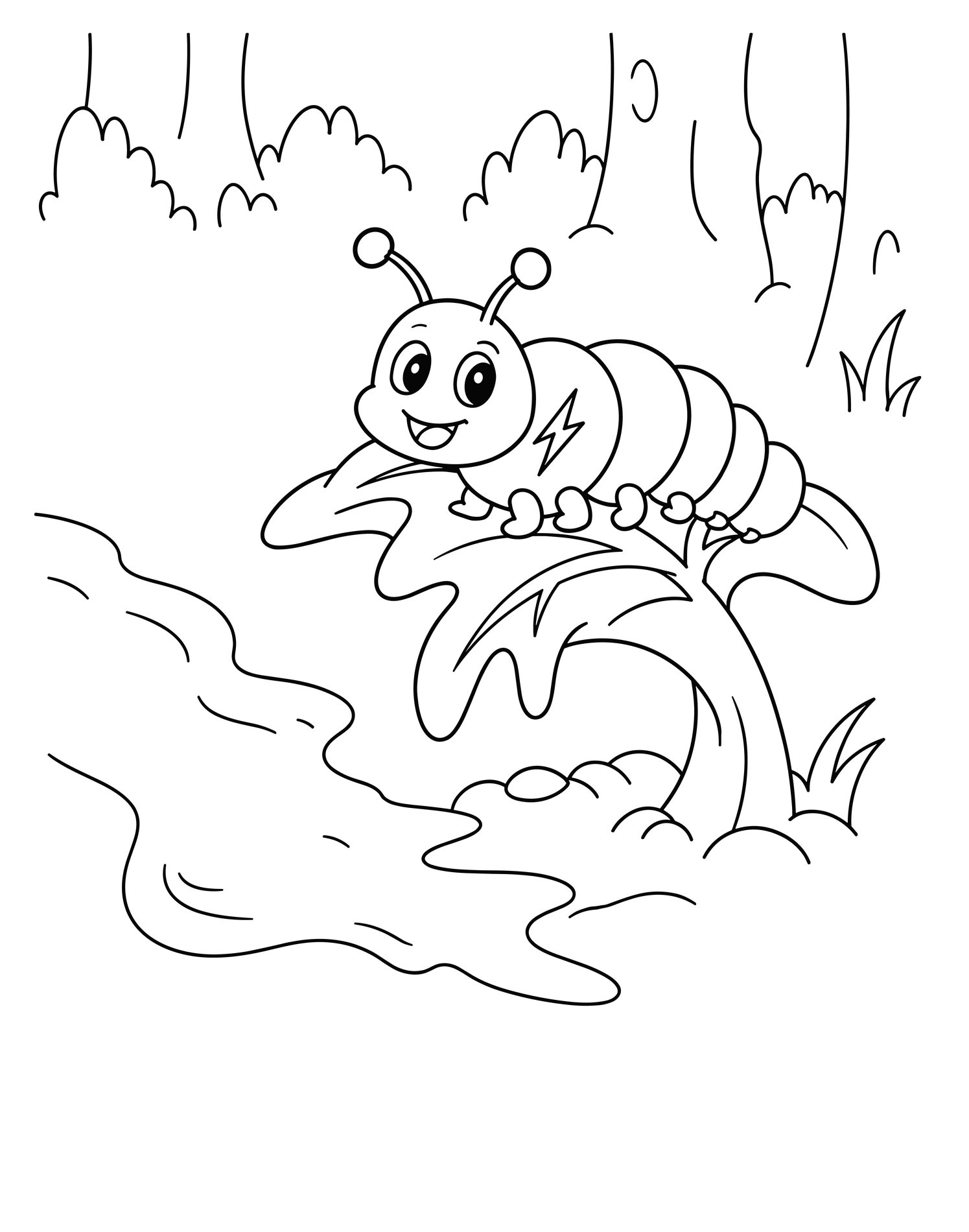 Antenna & Chempillr — Coloring Pages project image