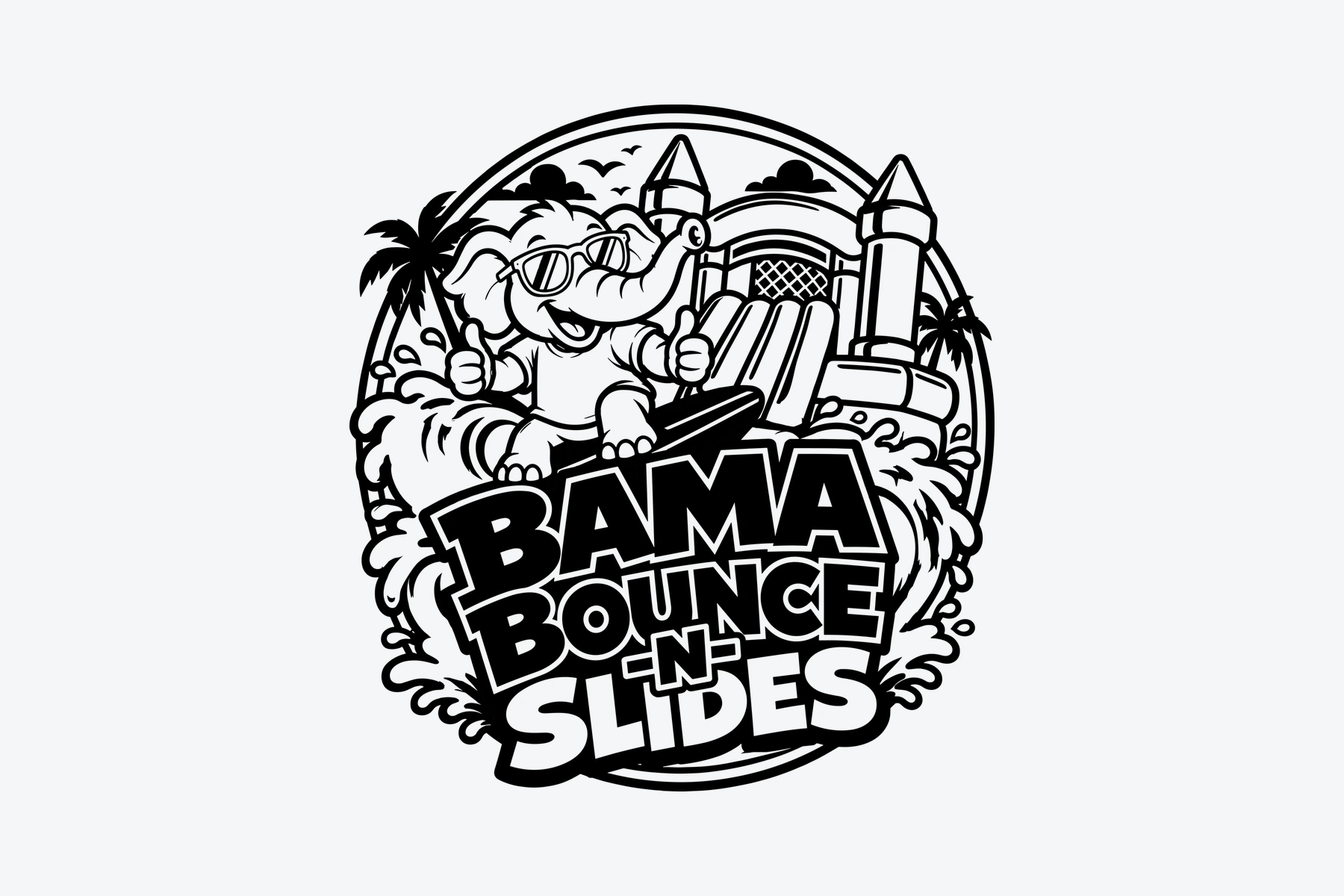 Bama Bounce N Slides — Logo Design project image