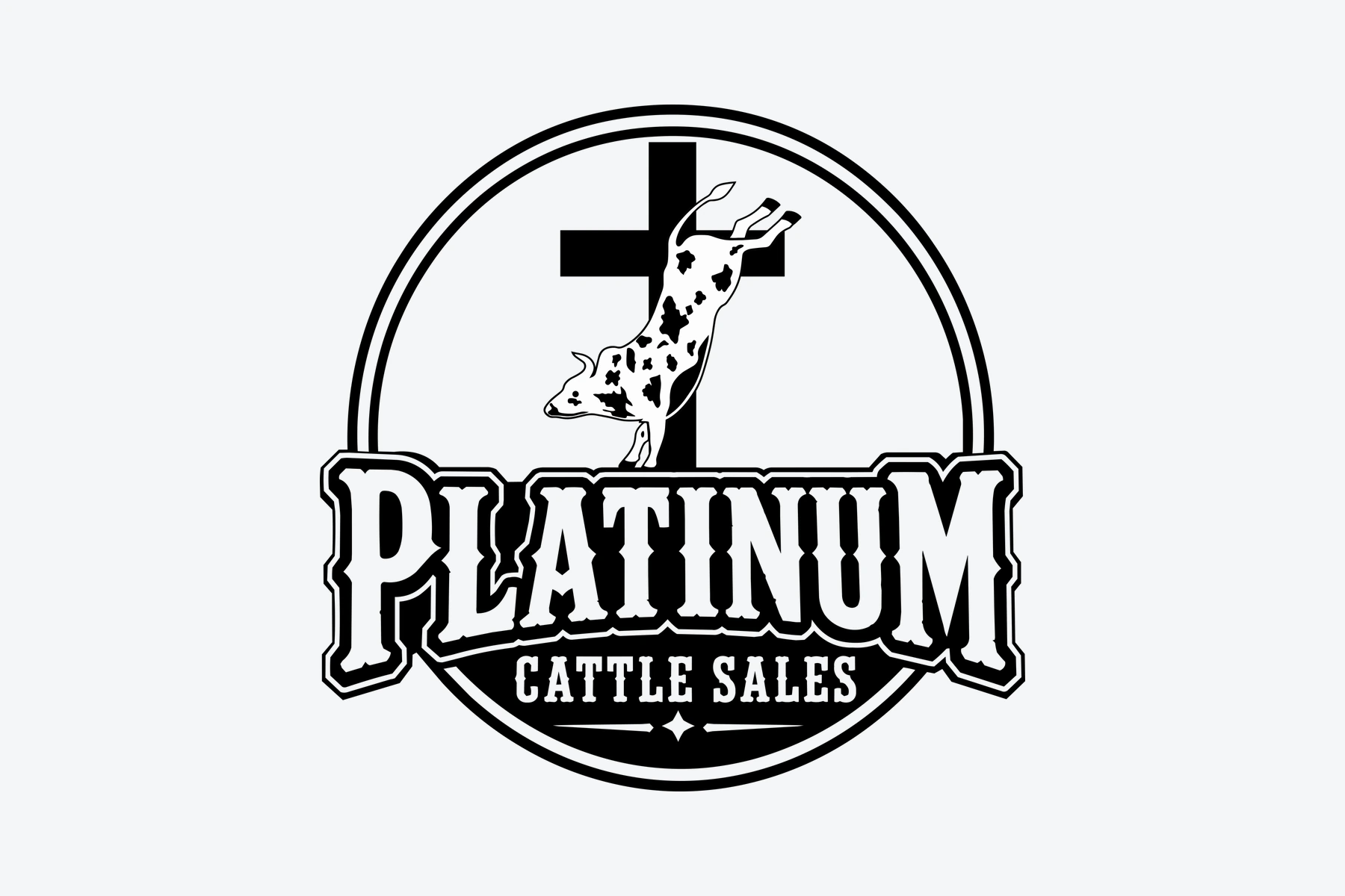 Platinum Cattle Sales — Logo System project
