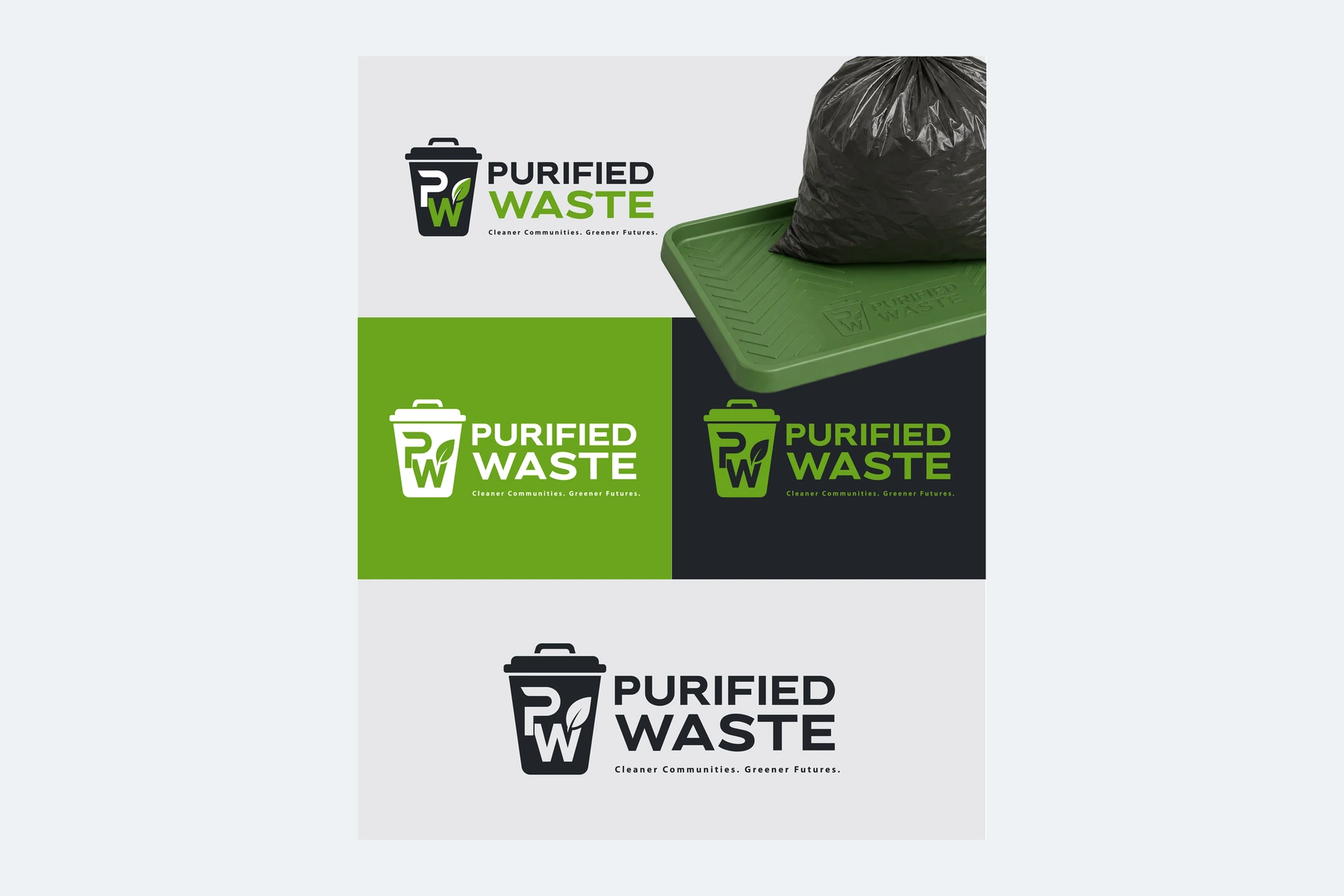 Purified Waste — Logo & Brand Presentation project