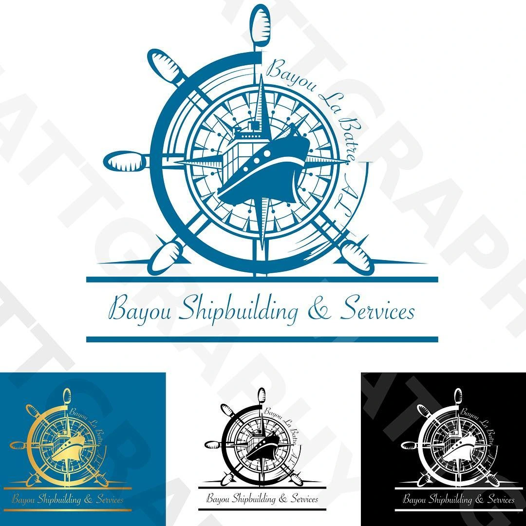 Bayou Shipbuilding & Services — Logo Design — primary artwork