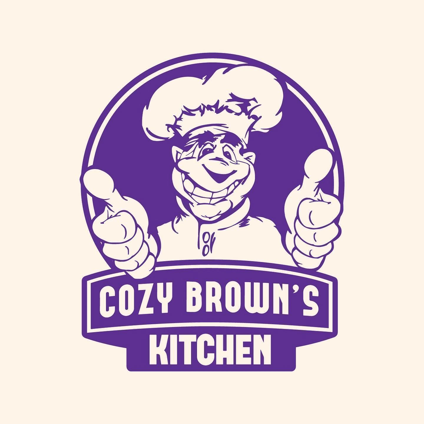 Cozy Brown’s Kitchen — Logo Design — primary artwork