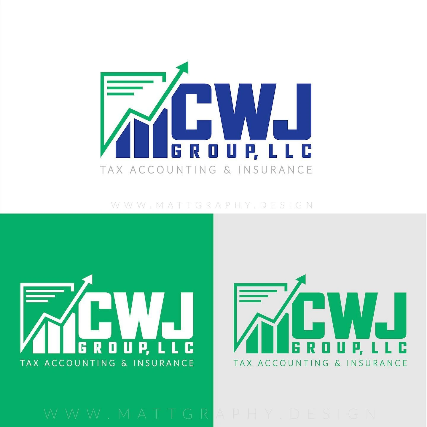 CWJ Group LLC — Logo Design — primary artwork
