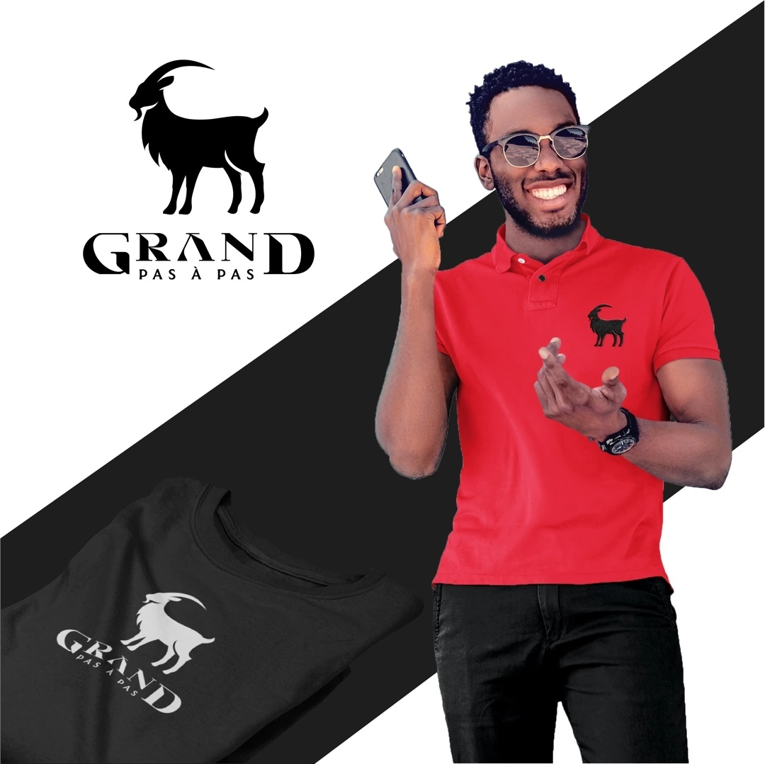 Grand Goat Pair — Logo Design — primary artwork