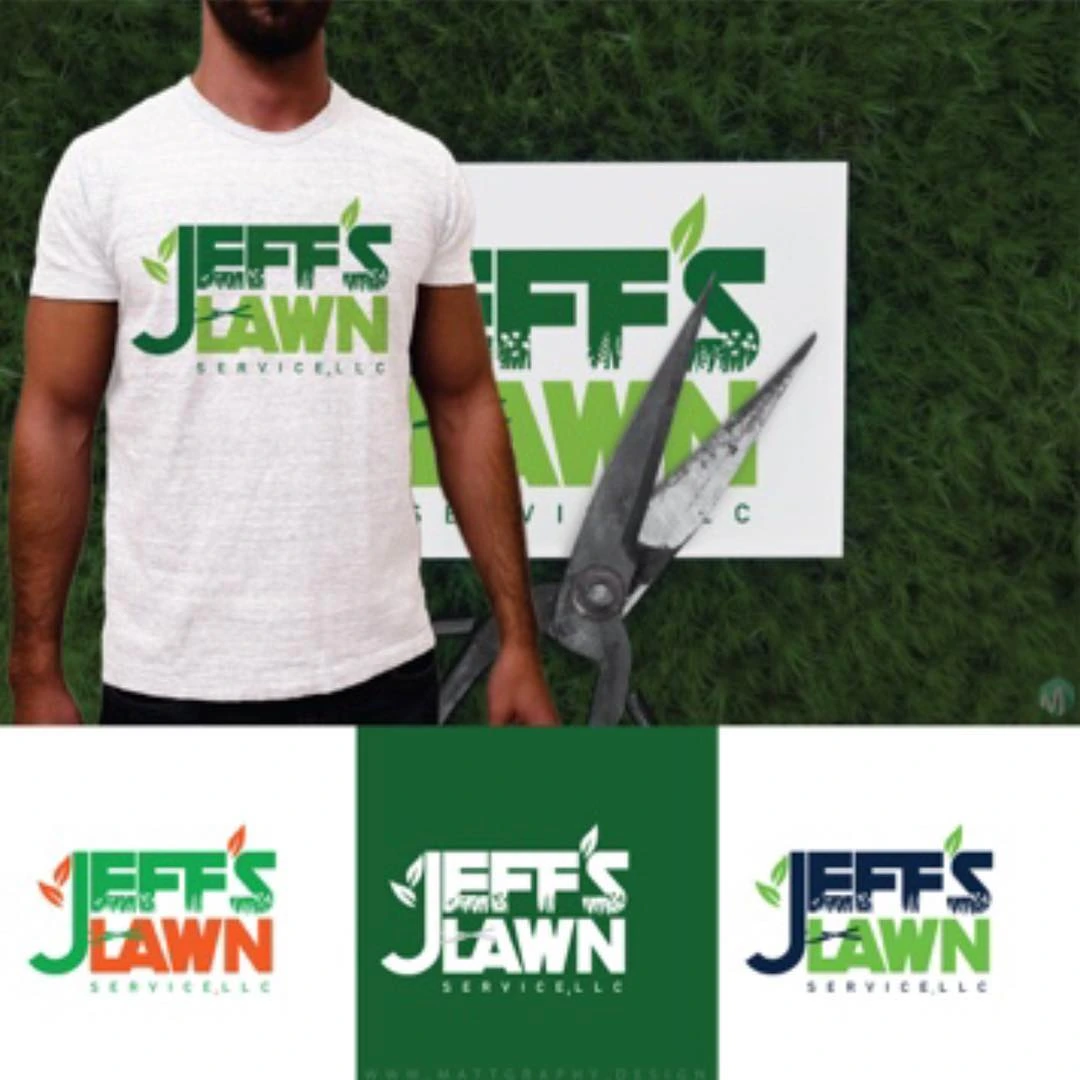 Jeff’s Lawn Service — Logo Design — primary artwork
