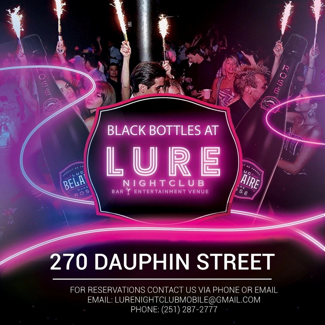 Lure — Black Bottles — Marketing Design — primary artwork