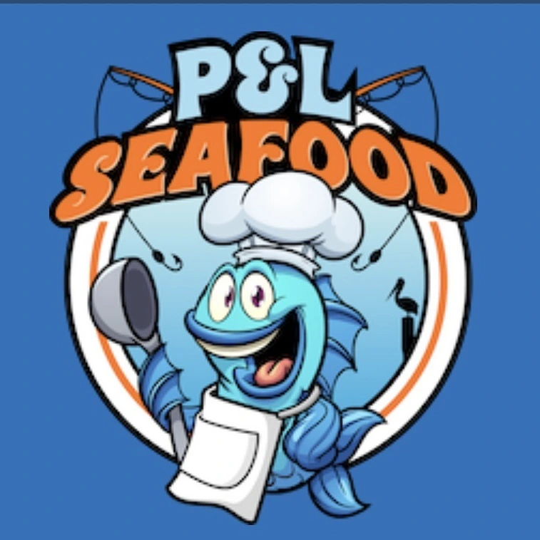 P&L Seafood — Logo Design — primary artwork
