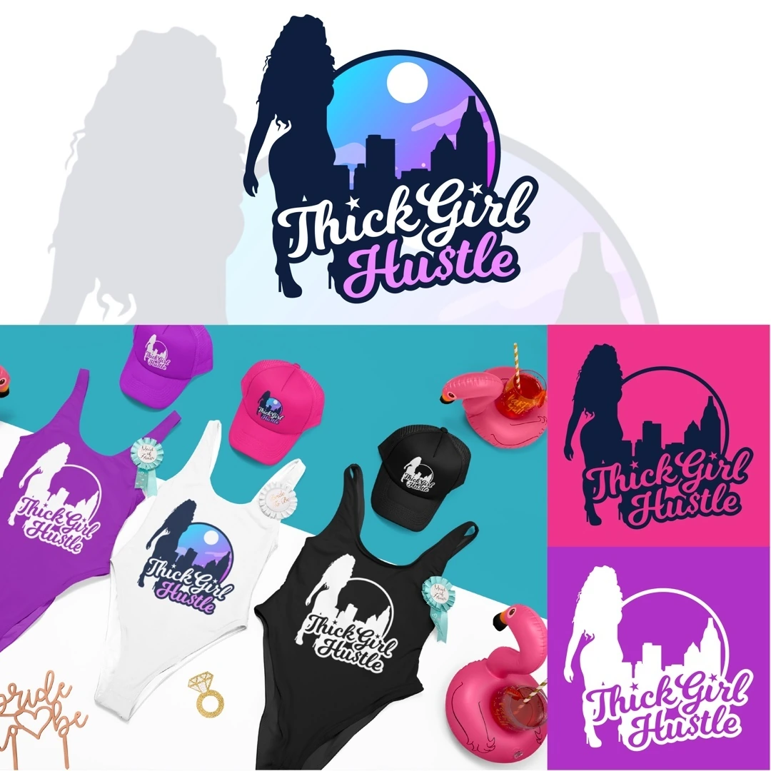 Thick Girl Hustle — Logo Design — primary artwork