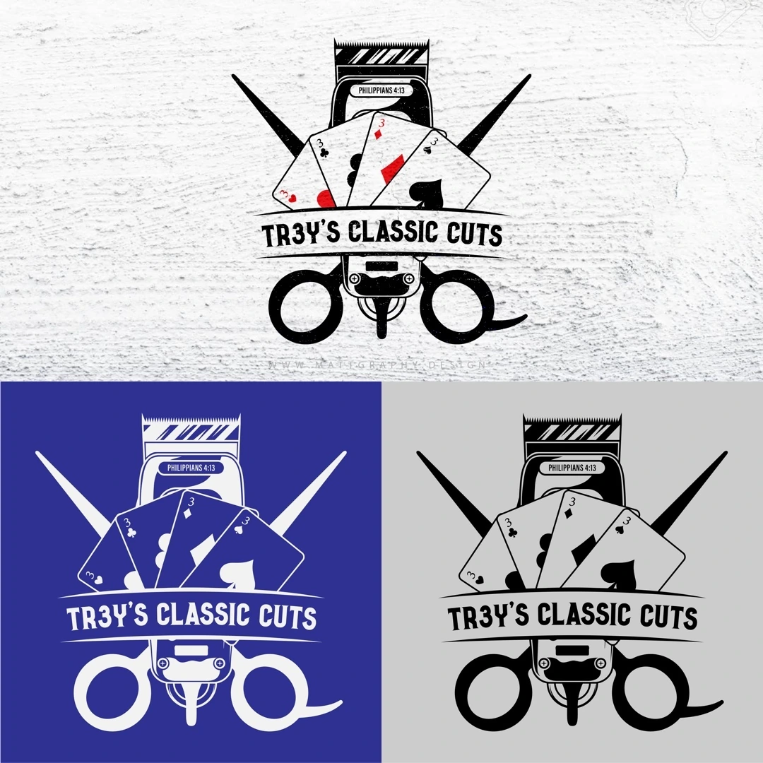 Tray’s Classic Cuts — Logo Design — primary artwork